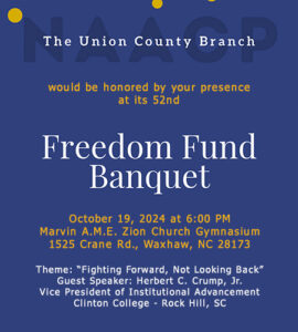 Freedom Banquet | Union County NAACP